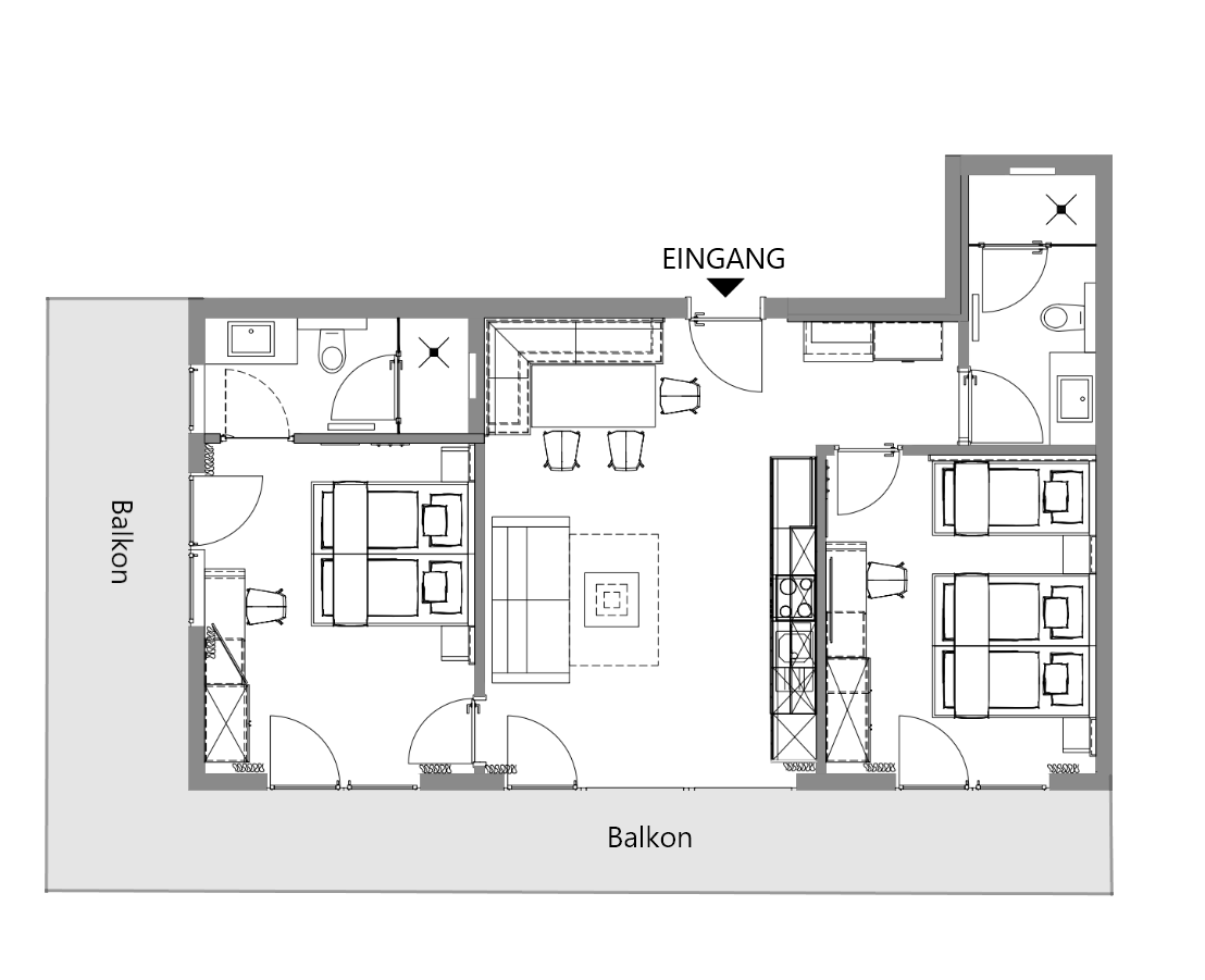 Grundriss Swiss-Suite